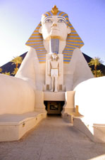 The Luxor Sphinx - Bridge from Monorail to Hotel