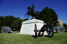 Statue of Andrew Jackson, across from The White House